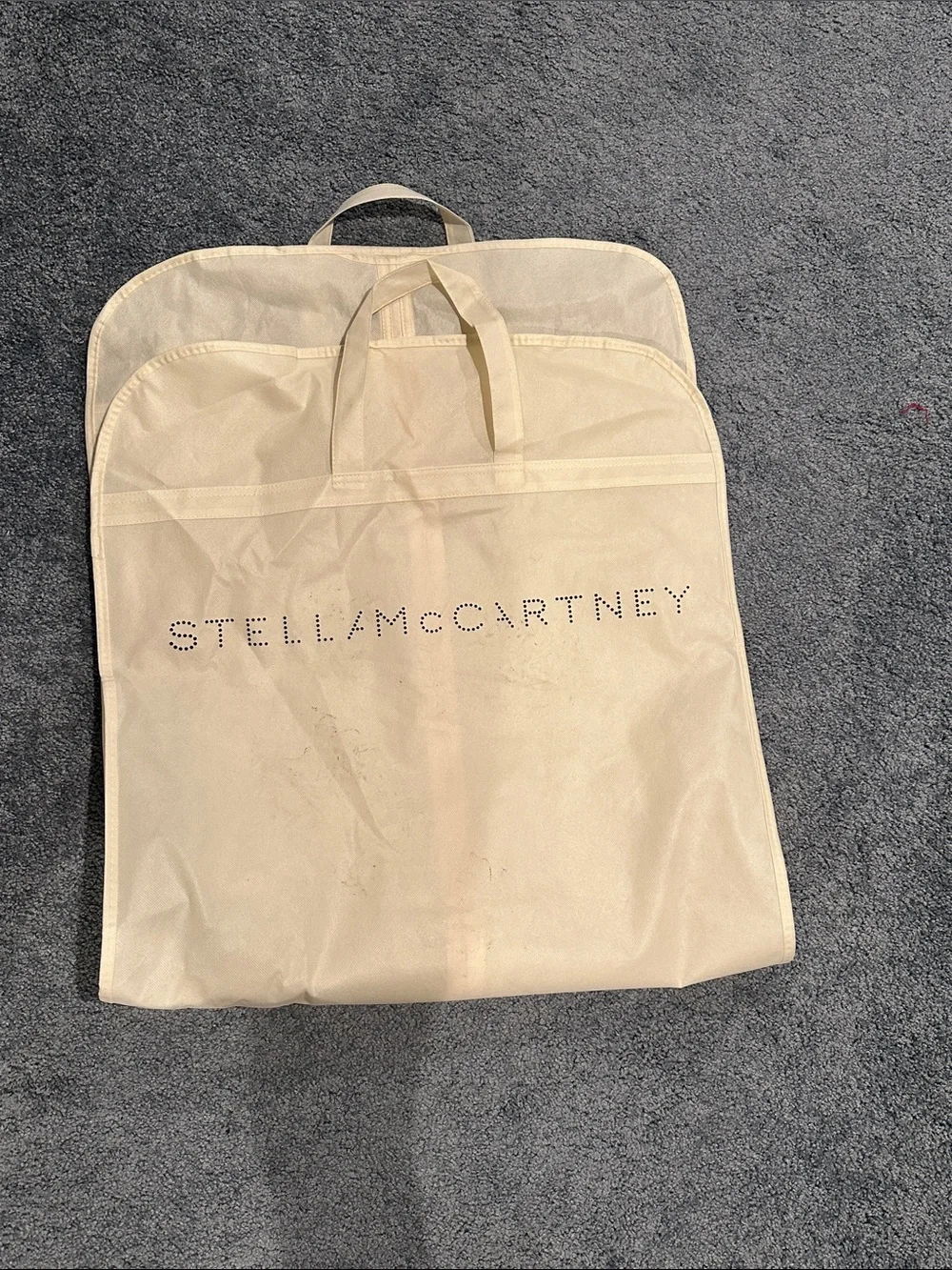 Stella McCartney Light Beige Logo Garment Cover